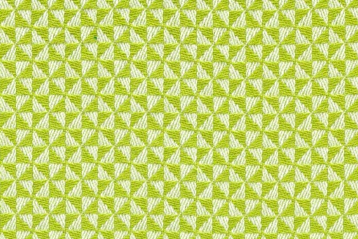Markisen- und Outdoorstoff - Hailey Hellgrün/Weiss