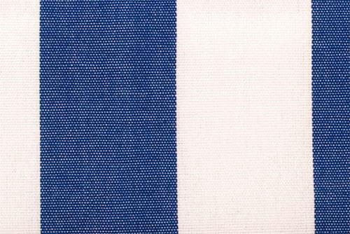 Markisenstoff Spain Summer - 160 cm - Blockstreifen Blau Melange Blockstreifen