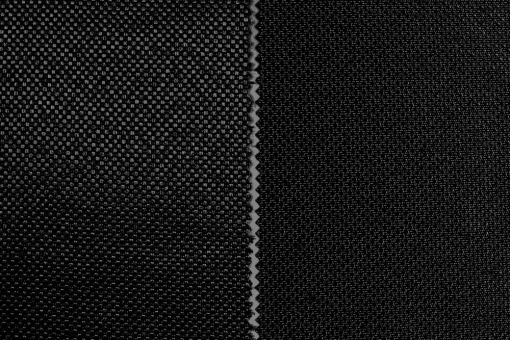 Möbelstoff Marla - Doubleface - B1 schwer entflammbar Schwarz