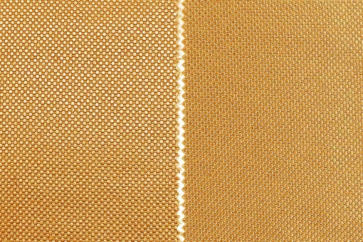 Möbelstoff Marla - Doubleface - B1 schwer entflammbar Sonnengelb