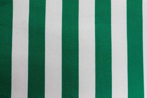 Outdoor-Stoff Garda - Streifenvariationen - 45 cm Grün/Weiß