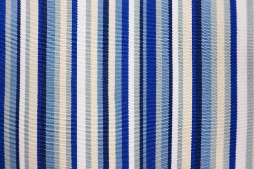 Outdoor-Stoff Garda - Streifenvariationen - 45 cm Blautöne