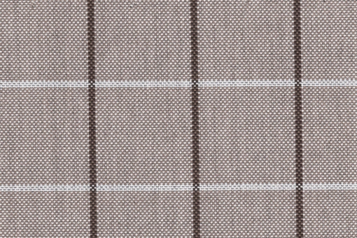 Outdoor-Stoff kariert - Spain Summer Braun/Hellgrau