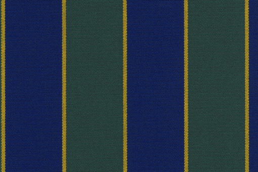 Liegestuhl-Stoff Streifen - gesäumt - 60 cm breit Grün/Blau