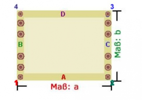 Fertig-Segeltuch Wind-/Sichtschutzgewebe - Rechteck - a: 117 x b: 140 cm 