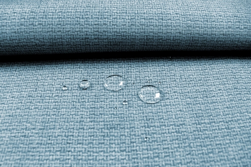 Outdoorstoff - Meliert - Stahlblau 