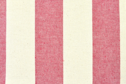 Segeltuch Basic - 280 cm - Blockstreifen - Rot 