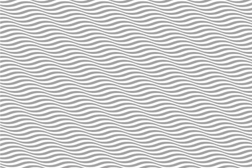 Wellen in 3D - Türvorhang-Stoff Grau