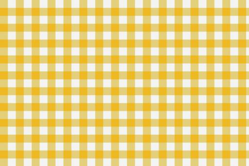 Outdoor Stoff - Teflon - Vichy Karo Weiß/Gelb