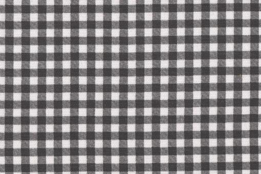 Sonnenschutz-Panamagewebe - Vichy-Karo - 280 cm Weiß/Grau