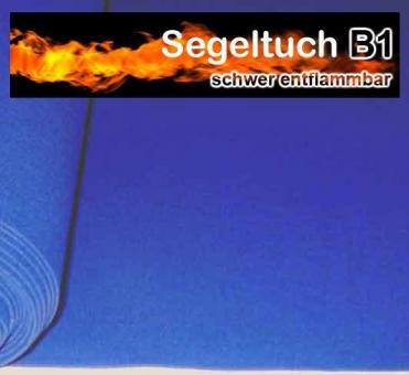 Segeltuch B1 310 cm - Blue box 