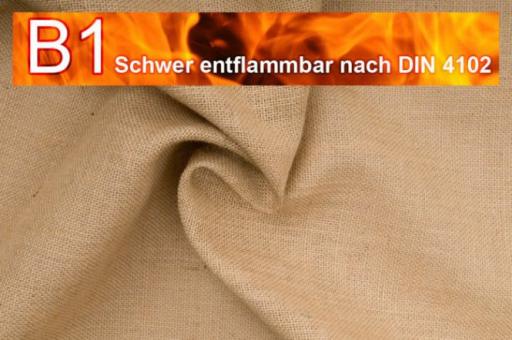 Sackleinen Jute B1 - schwer entflammbar 