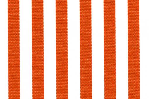 Markise Spain Summer - fein gestreift Orange/Weiß