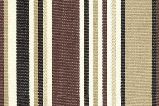 Markisenstoff 140 cm - Italy Stripes - Earthy 