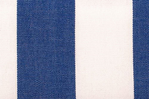 Markisenstoff Spain Summer - 160 cm - Blockstreifen Blau Melange Blockstreifen