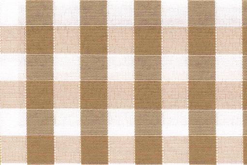 Outdoor-Stoff - Teflonbeschichtung - Vichykaro Beige