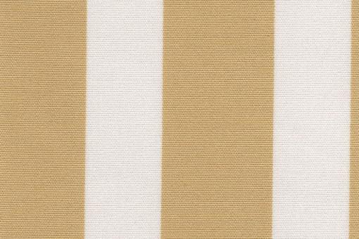 Liegestuhl-Stoff Streifen - gesäumt - 45 cm breit Creme/Beige