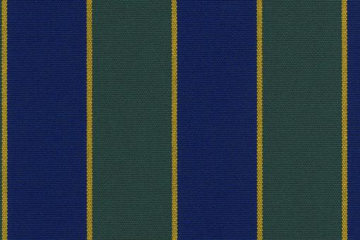 Liegestuhl-Stoff Streifen - gesäumt - 60 cm breit Grün/Blau