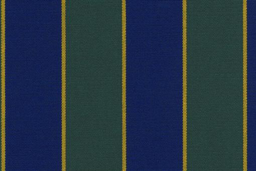 Liegestuhl-Stoff Streifen - gesäumt - 60 cm breit Grün/Blau