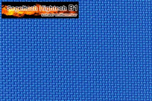 Segeltuch Hightech - schwer entflammbar - Fluorcarbon - 150 cm Royal