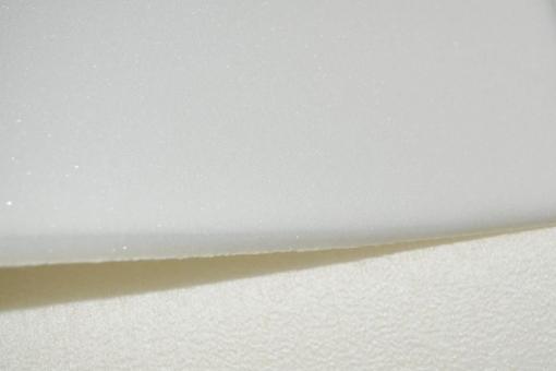 Schaumstoff - 206 x 130 cm - 3 cm dick - Weiß 