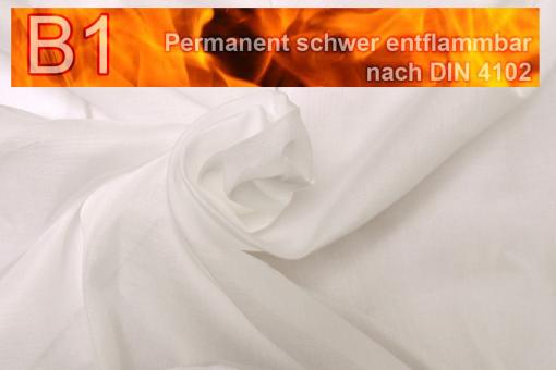 Beschattungsstoff - permanent schwer entflammbar - 520 cm Creme