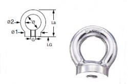 Ringmutter - Edelstahl - M8 