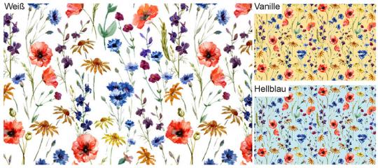 Outdoorstoff - Wildblumen 
