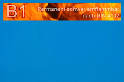 Fahnentuch Trevira CS - 160 cm Hellblau