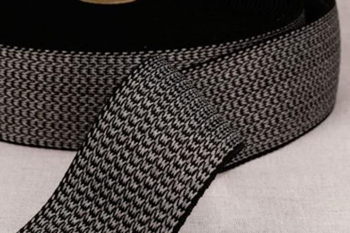 Elastisches Outdoor-Gurtband für Möbel - Schwarz 