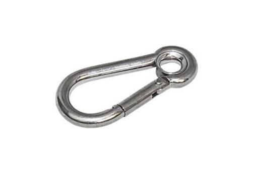 Karabinerhaken mit Kausche 