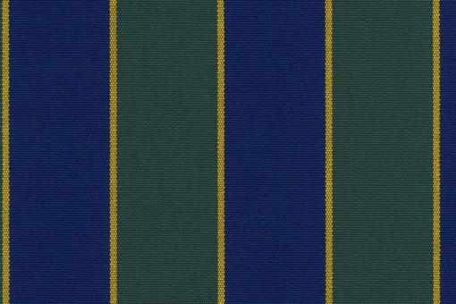 Liegestuhl-Stoff Streifen - gesäumt - 60 cm breit Grün/Blau