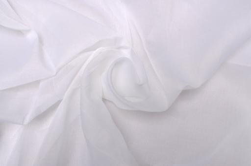 Sonnensegel Stoff Baumwolle 170 cm - Weiß 
