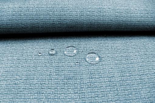 Outdoorstoff - Meliert - Stahlblau 