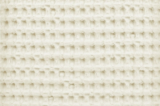 Waffelpiqué-Stoff XXL - Uni Creme