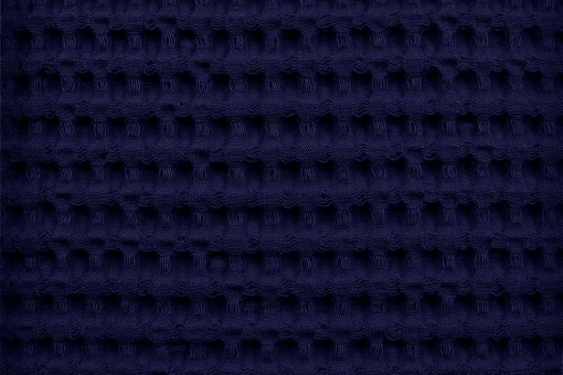 Waffelpiqué-Stoff XXL - Uni Marine