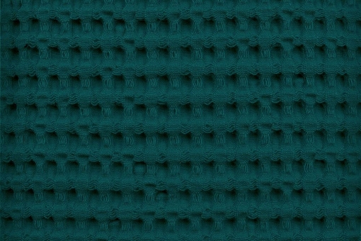 Waffelpiqué-Stoff XXL - Uni Petrol