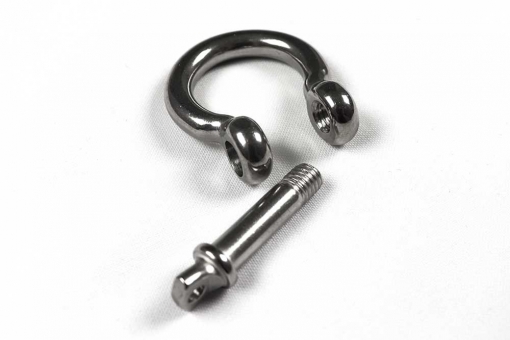 Schäkel - geschwungene Variante - 10 mm 