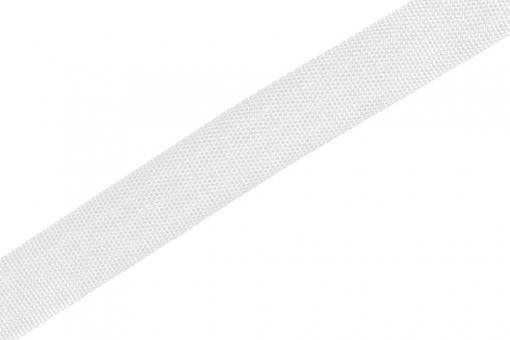 Gurtband - Panamabindung - 4 cm - Meterware Weiß