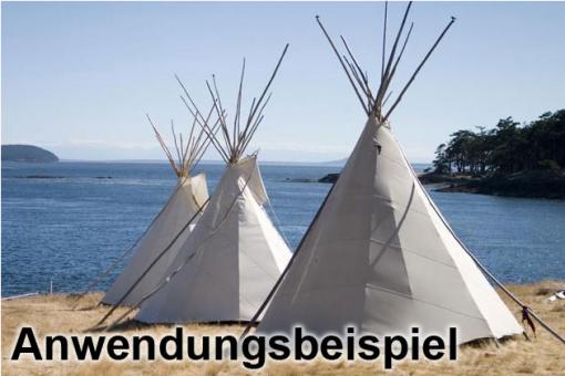 Tipi / Zeltstoff - wasserabweisend - 160 cm 