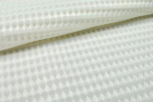 Akustik-Stoff - Trevira CS - permanent schwer entflammbar - 60 cm - Creme/Weiß 
