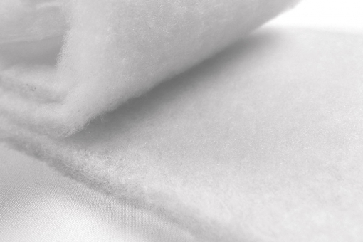 Volumen-Wattevlies 1 cm - permanent schwer entflammbar 